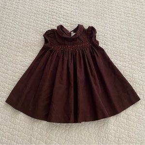 Jacadi Paris Smocked Corduroy Dress Girls
